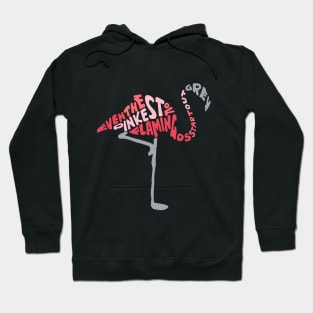 Encouraging Flamingo Hoodie